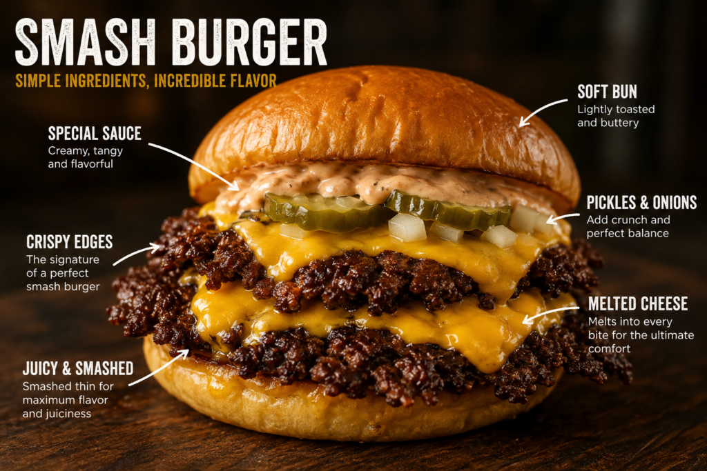 Smash Burgers: The Crispy, Juicy Burger