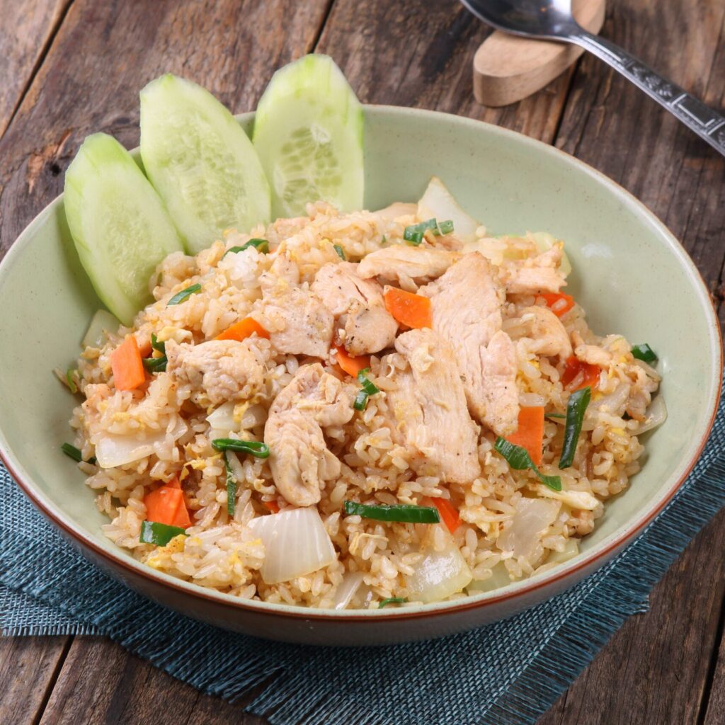 Leftover Rotisserie Chicken Fried Rice in 20 Minutes