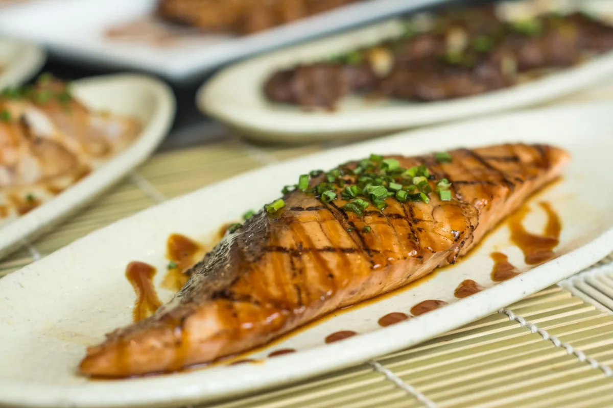 Honey Garlic Salmon Bowls